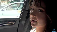 Homemade POV video of brunette Serena Hill being fucked by her man