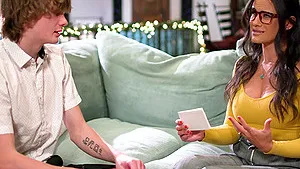 Horny Penny Barber with glasses wants to be fucked balls deep