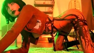 Close up teen pussy gaping action