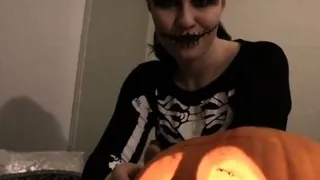 Amateur striptease and Solo masturbation