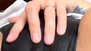 Amateur Brunette Anal Toy