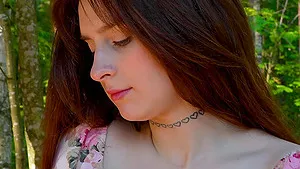 Solo Jane White with small tits fingering her dripping cunt