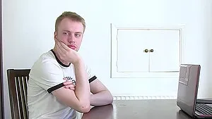 Two big dicks at the interviewю Two big dicks for skinny mature woman