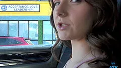 Homemade POV video of a brunette babe being fucked - Serena Hill