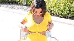 Numi moans while gently fingering her pussy - Homemade video