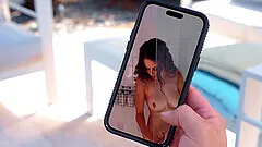 Rough dicking outdoors by the pool with sexy Justine Jakobs