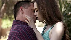 Pale brunette Tali Dova moans while getting fucked by an older man