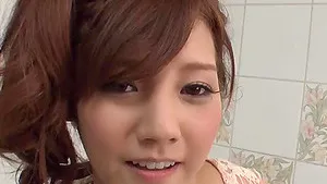 Rei Mizuna's inexperienced fellatio demonstrate with her taut Asian vagina and giant jizz shot - JAV!