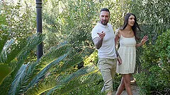 Outdoor dicking in doggy style with kinky Aria Sloane - HD