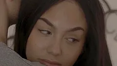 Rough fucking in the bedroom with cock hungry Bianca Bangs