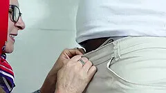 mature gets rough ass fucked by an electrician