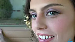 Outdoor dicking in HD POV video with brunette Angel Windell