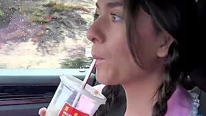 Aubry Babcock enjoys while being fucked hard in homemade POV