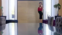 Small tits lesbians Cadence Lux and Alexis Tae pleasure each other