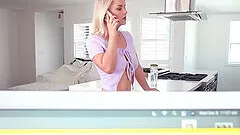 Rough dicking with a naughty blonde wife - Slimthick Vic