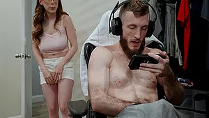 Dude gets caught and ends up fucking tight ass of Jackie Hoff