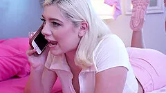 Cute roommate Gia Oh My loves teasing with feet and riding a dick