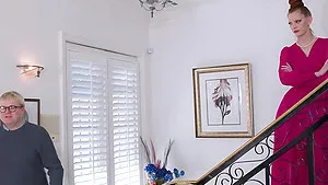 Erin Everheart enjoys during rough MMF threesome on the bed