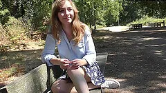 lovely 18 years old girl plays with sex toy