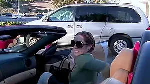 Christiana Cinn loves boyfriends new car so much she give up dat plump booty to get to drive that stick Mike Hunt!