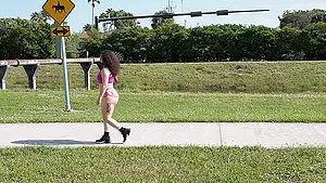 Remy Woods with big natural tits gets penetrated by her man