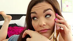 Video of foxy Kimber Woods getting fucked by an older gentleman