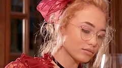 Cuckold continues reading newspaper while horticulturist fucks his wife