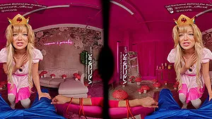 Sexy Blake Blossom Gets Pounded Hard In Mario Princess Peach Cosplay VR Porn Parody