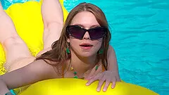 Lots of sexy babes drop their bikinis to sunbathe naked - Lana Rose