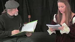 Kinky fucking on the floor with a cute babe who loves riding