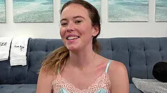 Homemade amateur video of a horny girlfriend getting fucked