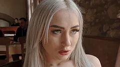 Hardcore quickie in the car with busty blonde stranger Lisi