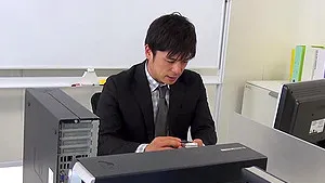 Busty JAV girl Mahiro fucks her boss