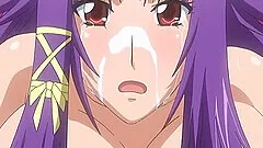Two anime chicks moan loudly while masturbating with sex toys