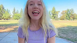 Bubble butt blonde Kallie Taylor gets cum on pussy after sex