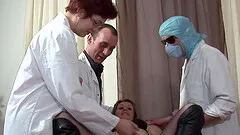 Rough gangbang with a mature woman wearing stockings - Gwenola