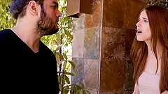 Sex with BFs boyfriend helps slim lassie get needed satisfaction