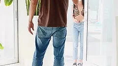 Slim chick Venus spreads her legs and gets  her cunt drilled