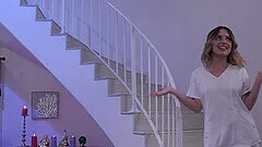 Good looking Chanel Camryn spreads her legs for a big black cock