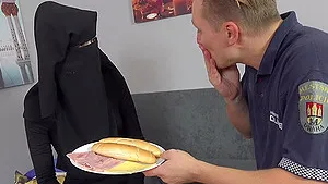 muslim babe loves it hard