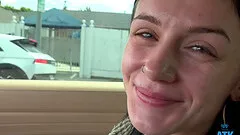 Rosalyn Sphinx spends a day with her boyfriend on the beach