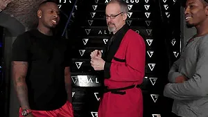 Hardcore interracial MMF threesome with skinny wife Gina Gerson