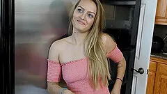 Luna Wulf hot babysitter with a big ass seduces older man with stunning looks, and wanted to toss his salad Mike Hunt.