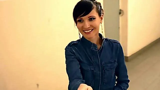 caught naked in a hallway