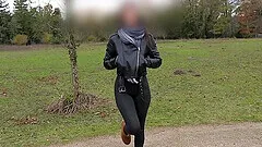 booty brunette does her first porn casting