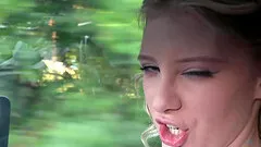 Melody Marks enjoys while getting fingered in the car - HD POV