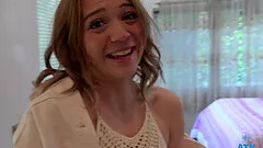 Riley Jean enjoys while being fingered by her man - Homemade