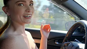 Rough fucking in the living room with shaved pussy Mazy Myers