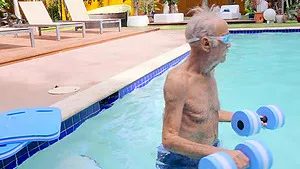 Small tits neighbor Molly Little gives a footjob and rides his dick