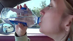 Amateur video of skinny Macy Meadows getting fucked everywhere